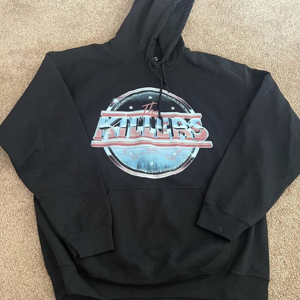 The Killers 20 Years Of Hot Fuss Hoodie Size L Black